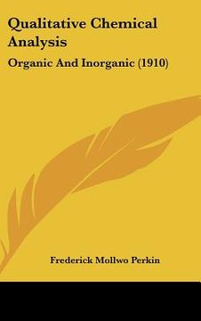 portada qualitative chemical analysis: organic and inorganic (1910)