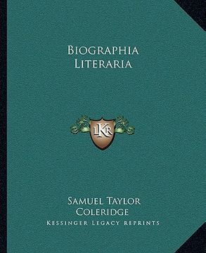 portada biographia literaria (in English)
