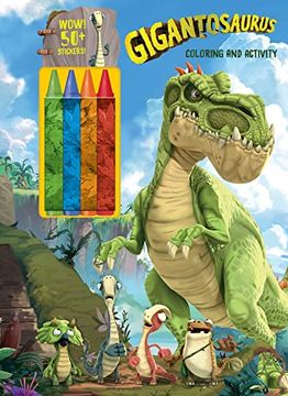 portada Gigantosaurus: Coloring and Activity Book With Crayons (Coloring & Activity With Crayons) (en Inglés)