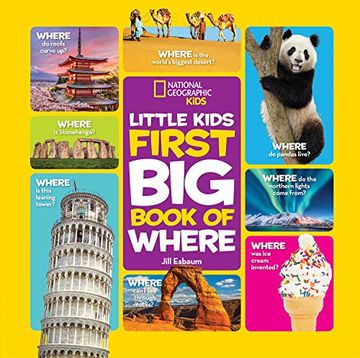portada National Geographic Little Kids First big Book of Where (National Geographic Little Kids First big Books) (in English)