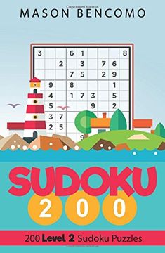 portada Sudoku 200: Level up With Easy yet Challenging Sudoku Puzzles (Volume 2) 