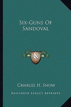 portada six-guns of sandoval (en Inglés)