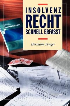 portada insolvenzrecht - schnell erfasst (in German)