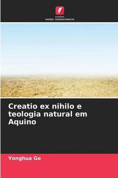 portada Creatio ex Nihilo e Teologia Natural em Aquino (en Portugués)