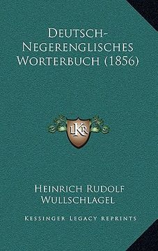 portada Deutsch-Negerenglisches Worterbuch (1856) (in German)