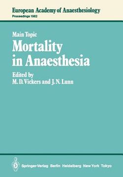 portada mortality in anaesthesia (en Inglés)