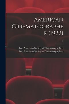 portada American Cinematographer (1922); 2 (en Inglés)