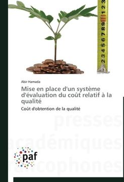 portada Mise En Place D'Un Systeme D'Evaluation Du Cout Relatif a la Qualite