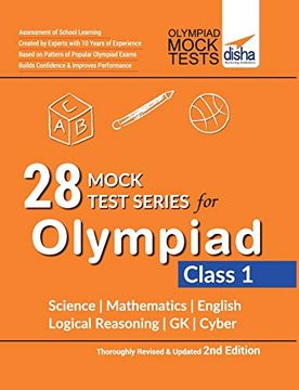 portada 28 Mock Test Series for Olympiads Class 1 Science, Mathematics, English, Logical Reasoning, gk & Cyber 2nd Edition (en Inglés)