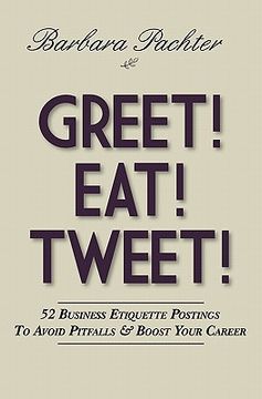 portada greet! eat! tweet! (en Inglés)