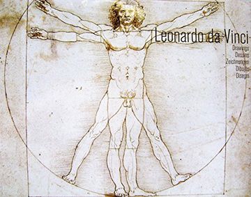 portada Da Vinci Drawings: Láminas Murales (en Inglés)