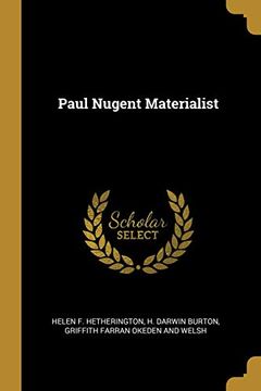 portada Paul Nugent Materialist (en Inglés)