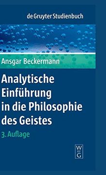 portada Analytische Einführung in die Philosophie des Geistes (in German)