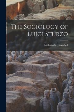 portada The Sociology of Luigi Sturzo (en Inglés)