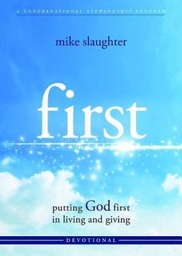 portada first - devotional: putting god first in living and giving (en Inglés)