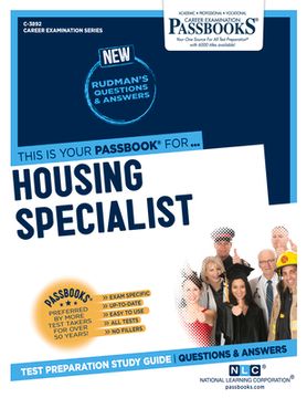 portada Housing Specialist (C-3892): Passbooks Study Guide Volume 3892