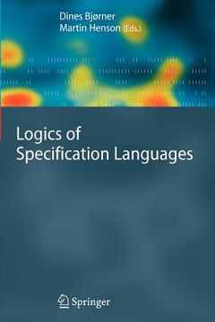 portada logics of specification languages (en Inglés)