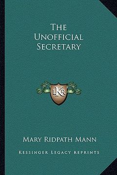 portada the unofficial secretary (en Inglés)