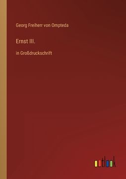portada Ernst III.: in Großdruckschrift (in German)