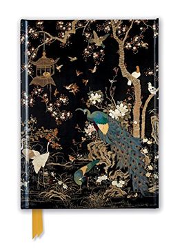portada Ashmolean Museum: Embroidered Hanging With Peacock (Foiled Journal) (Flame Tree Nots) (en Inglés)
