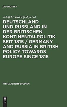 portada Deutschland und Rußland in der Britischen Kontinentalpolitik Seit 1815 