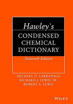 portada Hawley's Condensed Chemical Dictionary