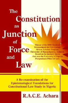 portada the constitution as junction of force and law (en Inglés)