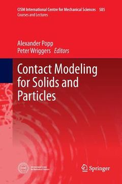 portada Contact Modeling for Solids and Particles (en Inglés)