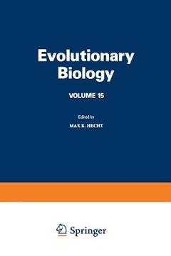 portada Evolutionary Biology: Volume 15 (in English)