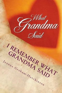 portada I REMEMBER What Grandma Said