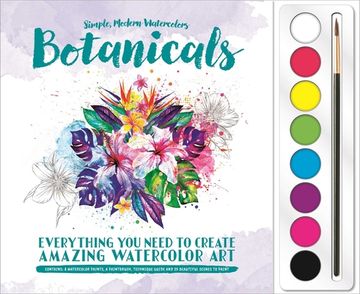 portada Botanicals: Watercolor Paint Set