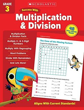 portada Scholastic Success With Multiplication & Division Grade 3 Workbook (in English)