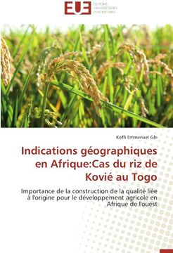 portada Indications Geographiques En Afrique: Cas Du Riz de Kovie Au Togo