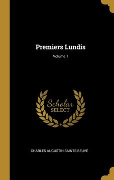 portada Premiers Lundis; Volume 1 (in French)