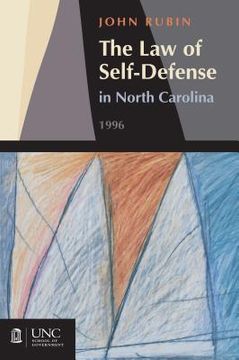 portada Law of Self-Defense in North Carolina (en Inglés)