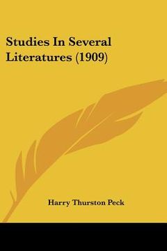 portada studies in several literatures (1909) (en Inglés)