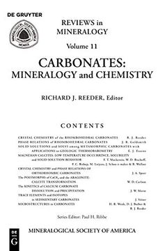 portada Carbonates (Reviews in Mineralogy & Geochemistry) (en Inglés)