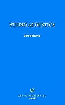 portada studio acoustics (in English)