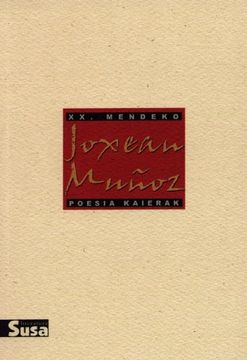 portada Joxean Muñoz - Xx. Mendeko Poesia Kaierak (in Basque)