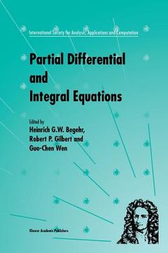 portada partial differential and integral equations (en Inglés)