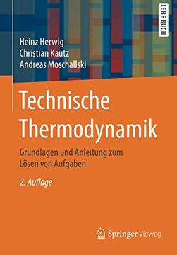 portada Technische Thermodynamik: Grundlagen und Anleitung zum Lösen von Aufgaben 