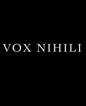 portada Vox Nihili: "The Voice of Nothing" in Latin - A decorative book for interior design styling - Ideal for small spaces - tables, boo (en Inglés)