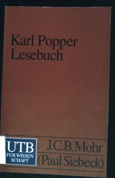 portada Lesebuch: Ausgewählte Texte zu Erkenntnistheorie, Philosophie der Naturwissenschaften, Metaphysik, Sozialphilosophie. Utb; 2000