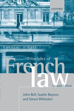 portada Principles of French law (in English)