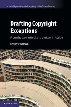 portada Drafting Copyright Exceptions (Cambridge Intellectual Property and Information Law, Series Number 51) (en Inglés)