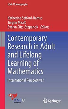 portada Contemporary Research in Adult and Lifelong Learning of Mathematics: International Perspectives (Icme-13 Monographs) (en Inglés)