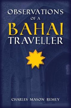 portada Observations of a Bahai Traveler (en Inglés)