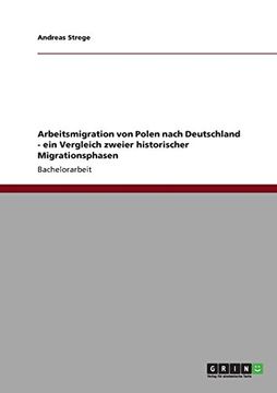 portada Arbeitsmigration von Polen nach Deutschland: Ein Vergleich zweier historischer Migrationsphasen (German Edition)