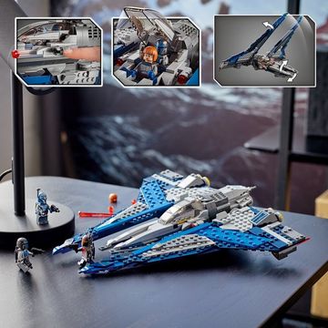 LEGO Star Wars Mandalorian Starfighter 75316 Building Toy for Kids (544 Pieces)