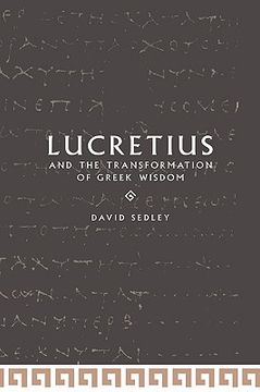 portada Lucretius and the Transformation of Greek Wisdom Paperback (en Inglés)
